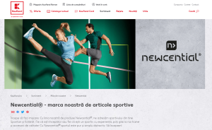 Newcential - marca proprie Kaufand pentru articole sportive